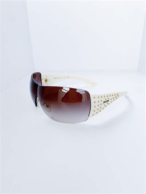 rimless star shield sunglasses prada|unisex Prada sunglasses.